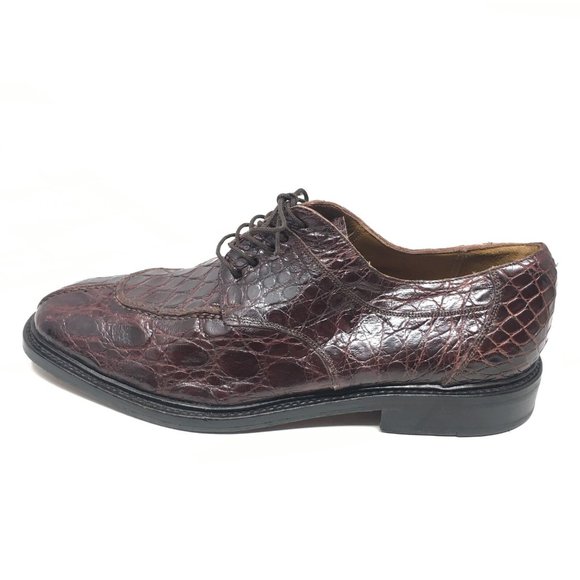 Mezlan Platinum Oxfords Shoe Size 8 Full Crocodile main image 6